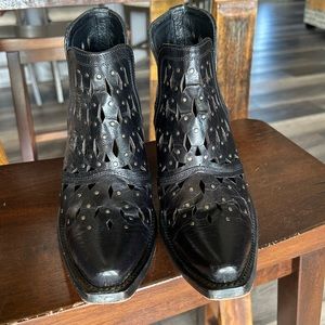 Ariat Black studded booties